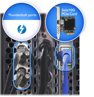 Sonnet Solo 10G BASE-T Gigabit Ethernet PCI Express 3.0 Adapter Card with NBASE-T Ethernet Support Sonnet Solo 10G BASE-T Gigabit Ethernet PCI Express 3.0 Adapter Card with NBASE-T Ethernet Support